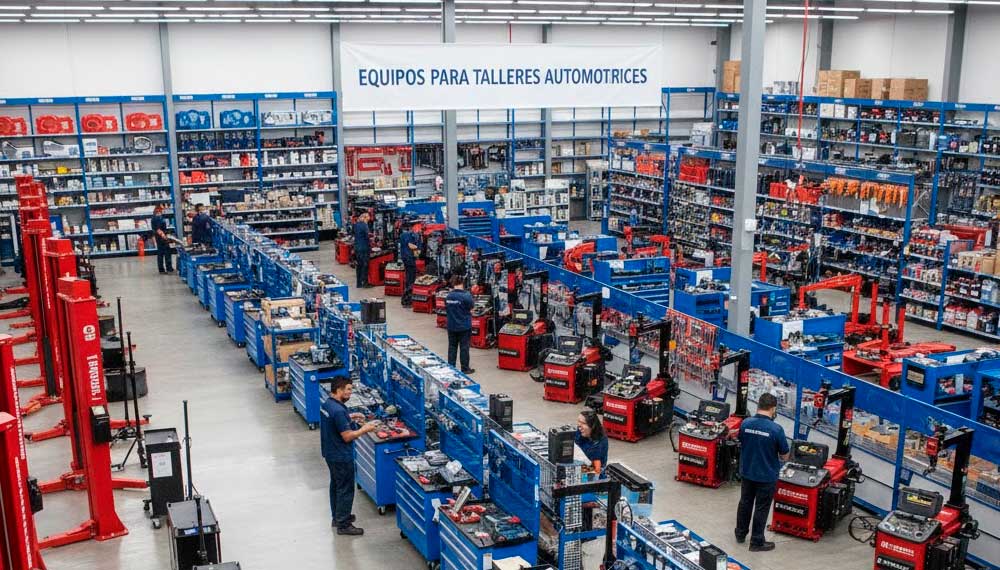 Equipamiento de taller automotriz